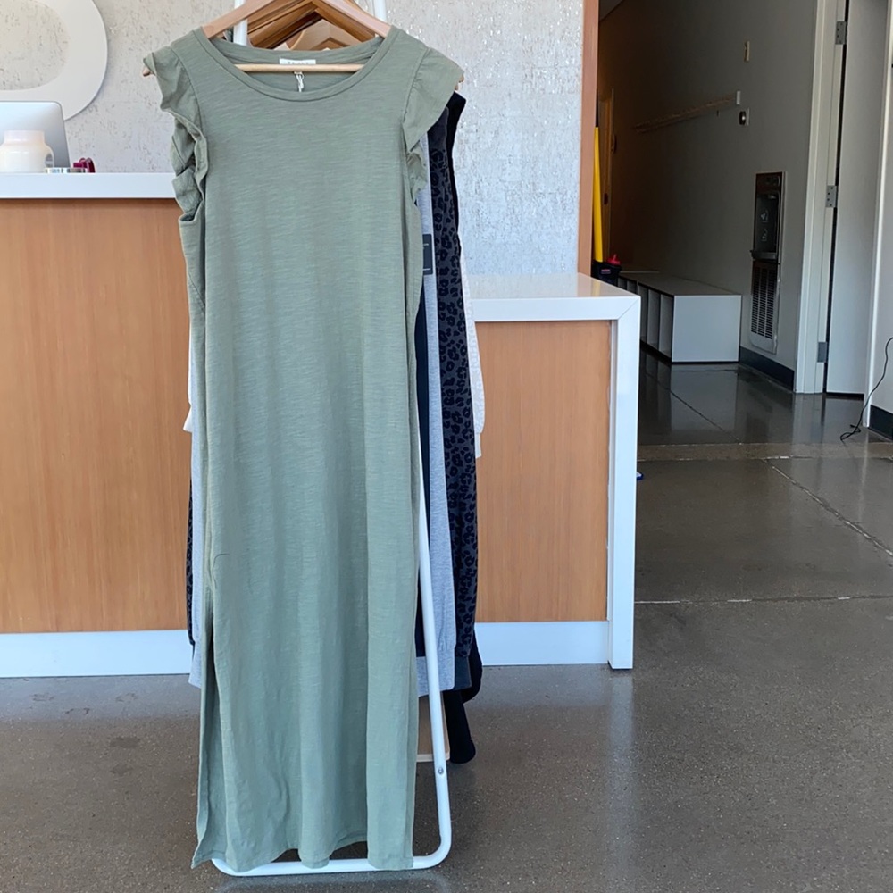 Z Supply Blakey Slub Ruffle dress